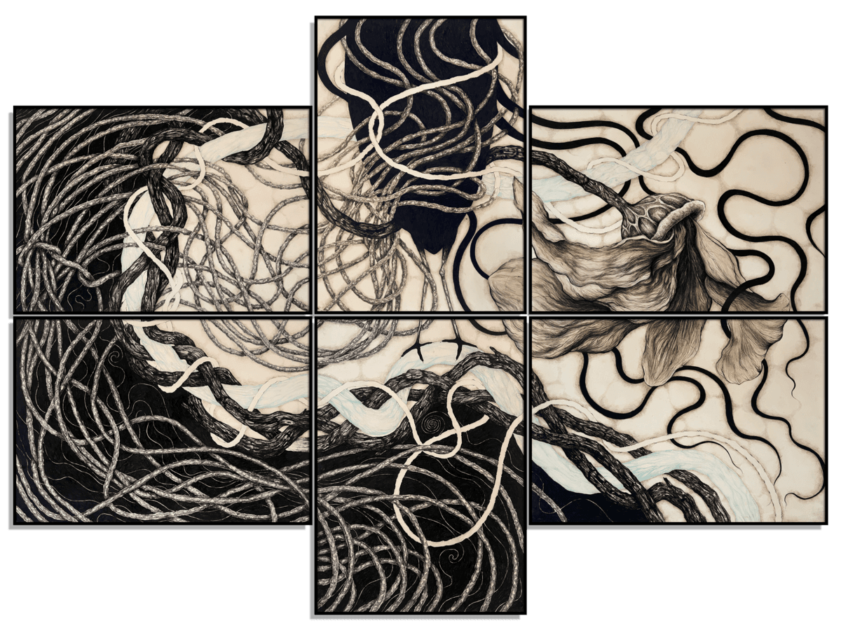 Through Charcoal and Memory: Badush Babu Explores Isolation and Transformation