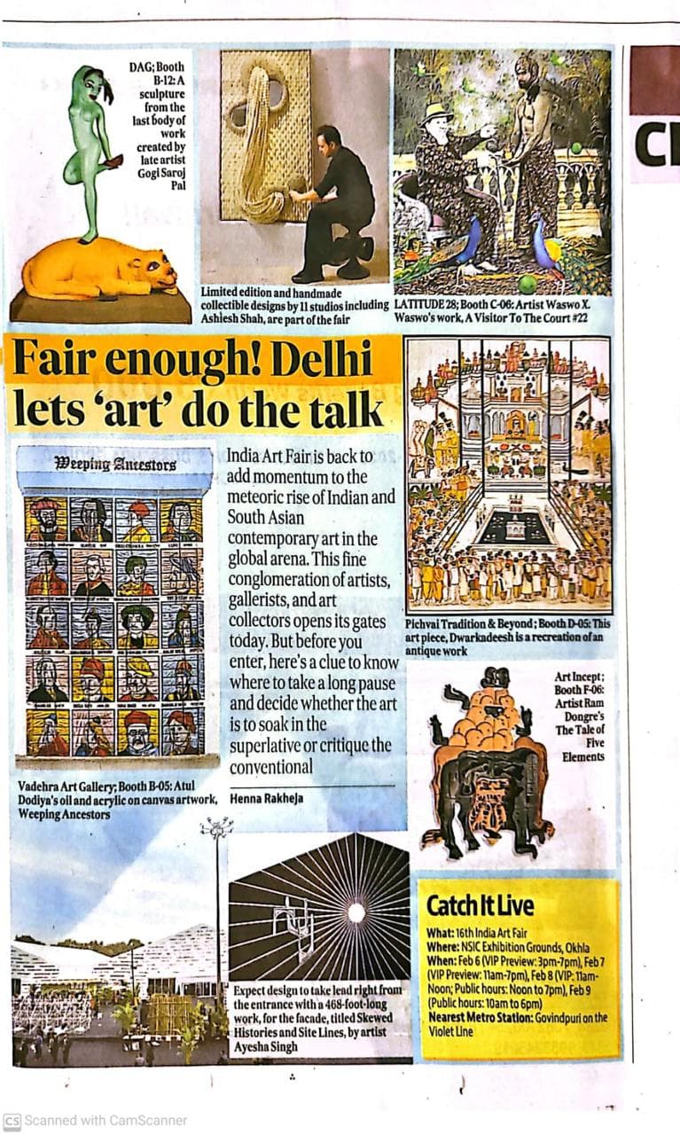 Fair enough! Delhi lets ‘art’ do the talk