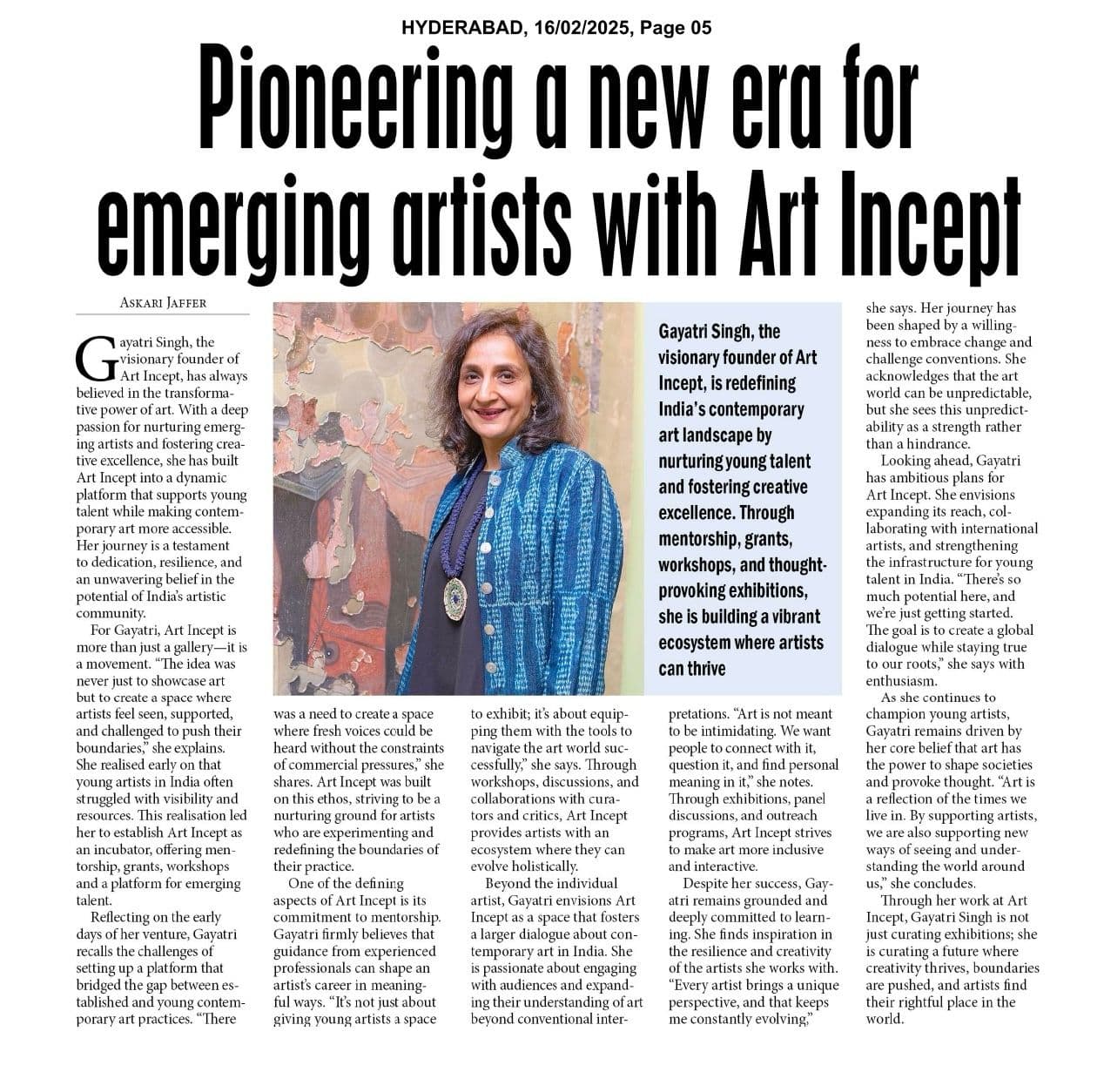 Pioneering a new era for emerging artists with Art Incept