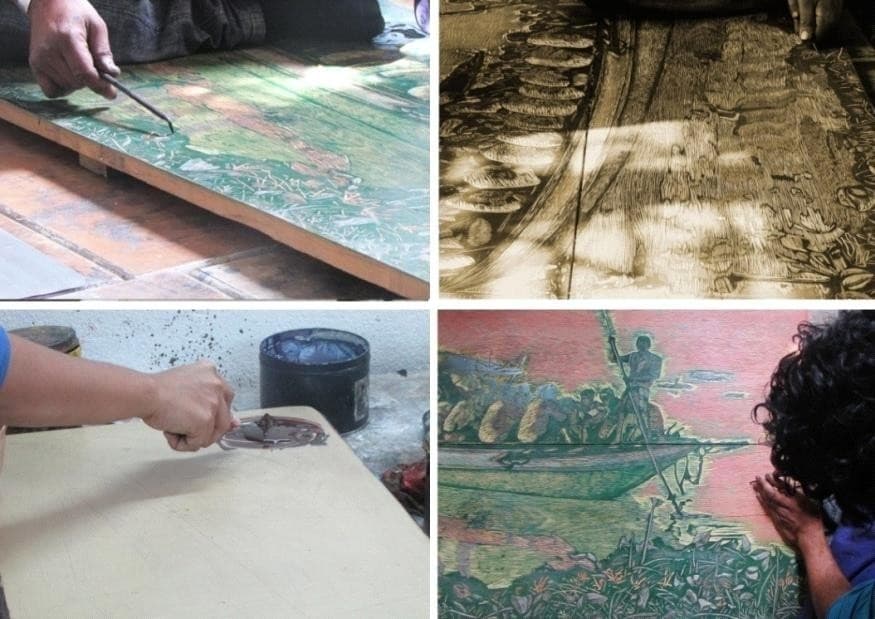 Relief Print: Narration of Creation