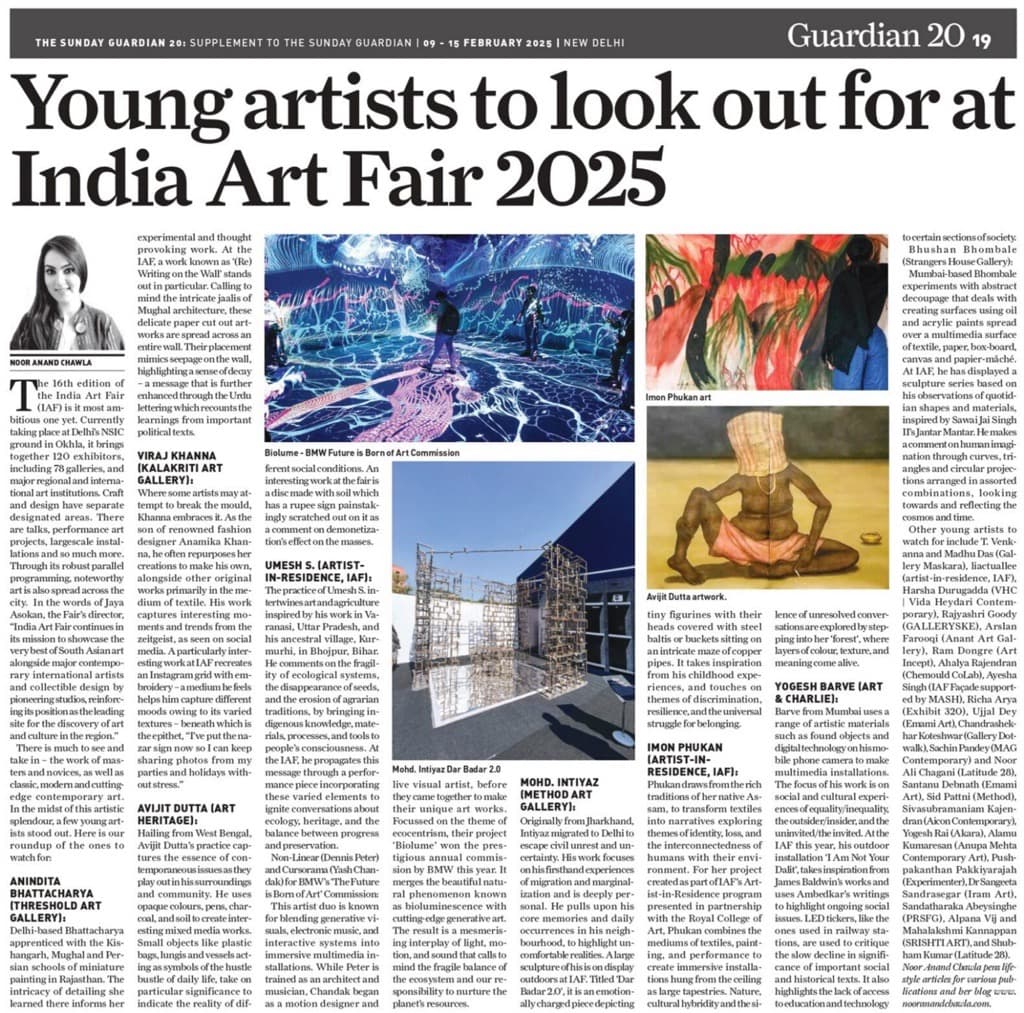 Young artists to look out for at India Art Fair 2025