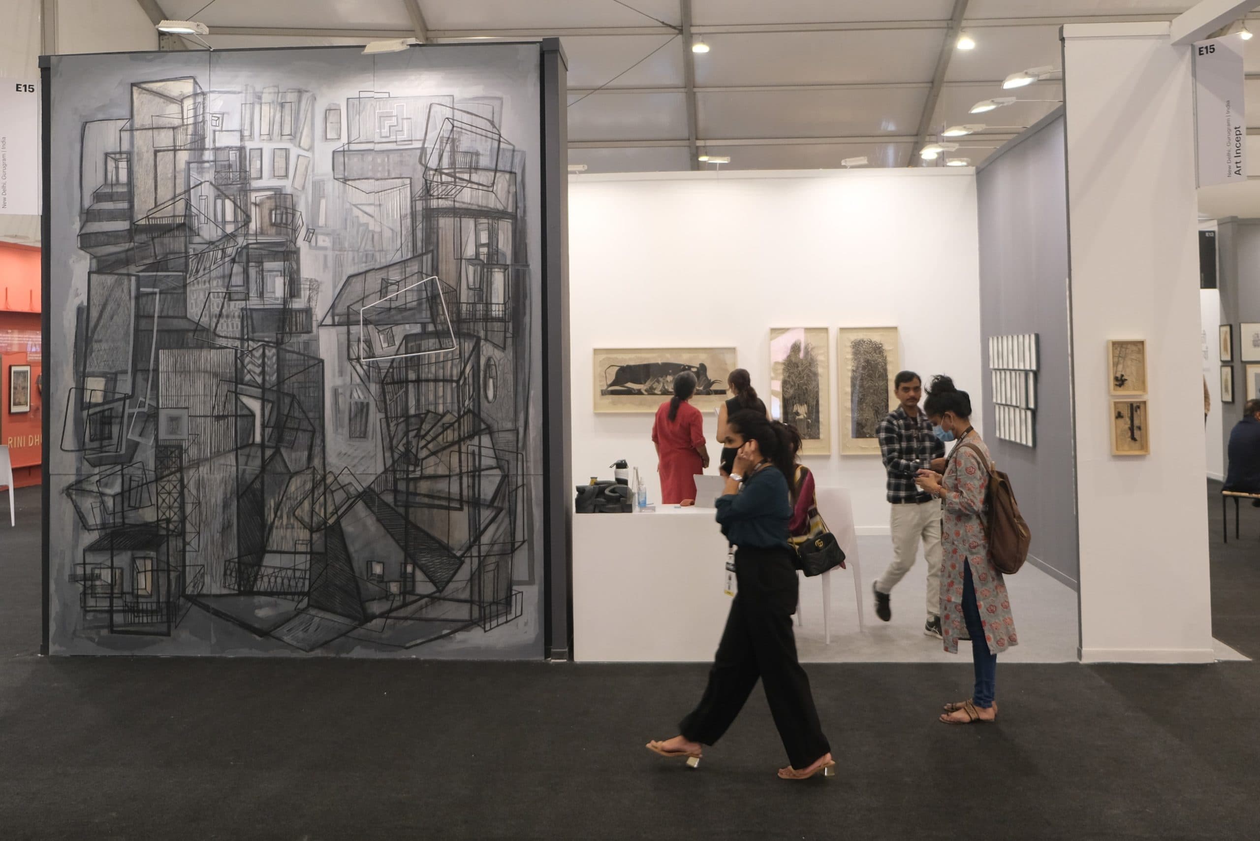 Art Incept booth at India Art Fair