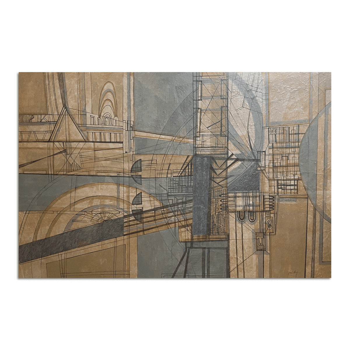 Between thought and structure